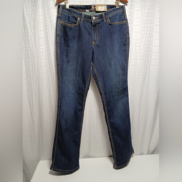 Carhartt Ladies Relaxed Fit Boot Cut Jasper Jeans NWT (RARE) 12 Tall - Picture 2 of 12